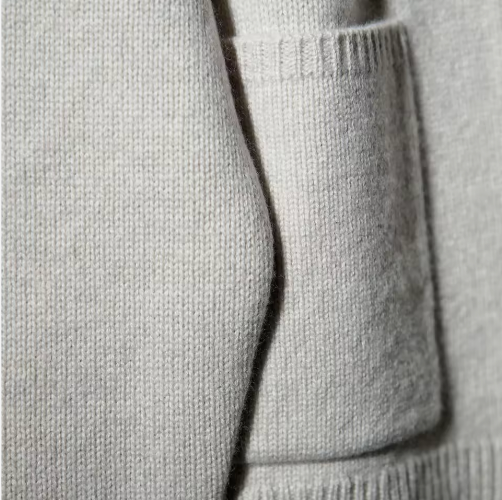 Elegant Cashmere Vest with Collar